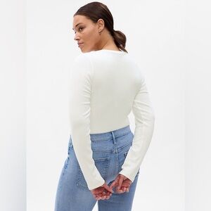 NWT Gap Modern T-Shirt Bodysuit | New Off White |   XXL Tall